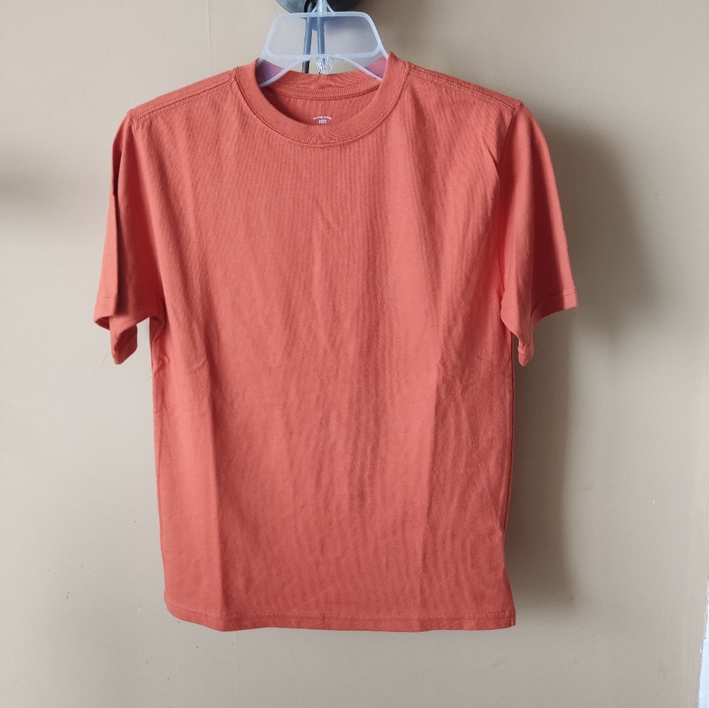 Faded Glory Kids Short Sleeve Tee - Orange Desert Size L (10/12)